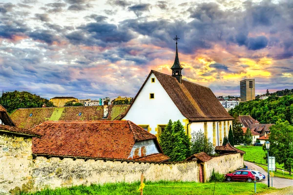 Montorge Monastery in Fribourg, Switzerland — Stok fotoğraf