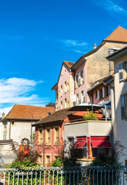 İsviçre 'deki Yverdon-les-Bains mimarisi