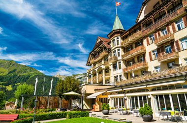 İsviçre 'de Wengen mimarisi