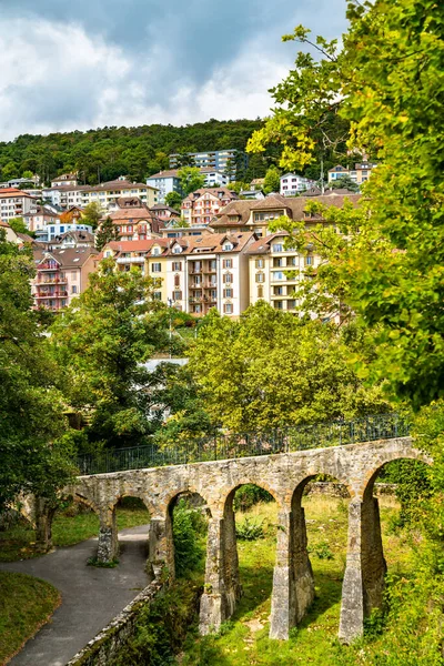 Vestingwerken van Neuchatel in Zwitserland — Stockfoto