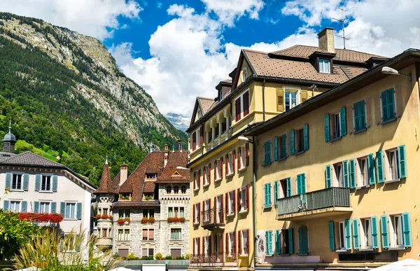 Architecture of Brig in Switzerland — Stock Photo, Image