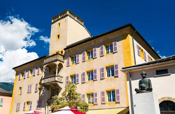 Архитектура Брига в Швейцарии — стоковое фото