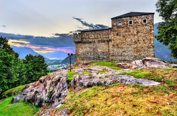 Castillo de Sasso Corbaro en Bellinzona, Suiza — Foto de Stock