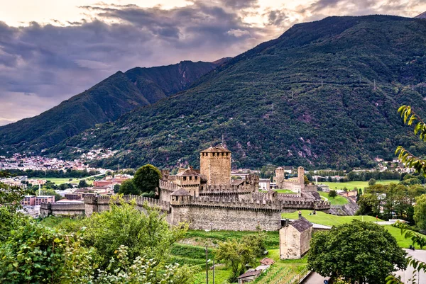 Κάστρο Castelgrande στην Bellinzona, Ελβετία — Φωτογραφία Αρχείου