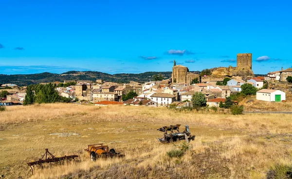 Luesia város Zaragoza tartomány Spanyolország — Stock Fotó