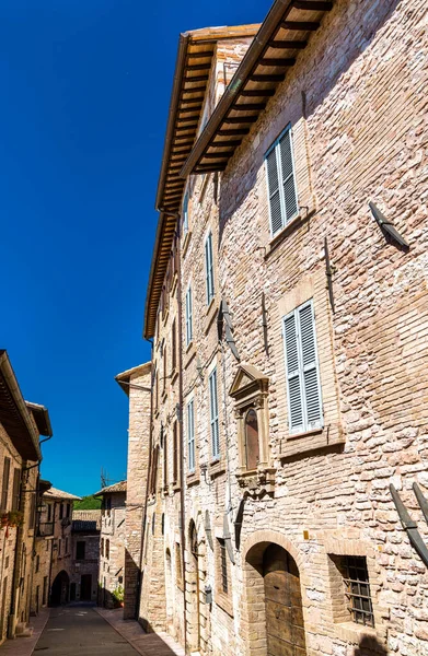 Case tradizionali in Assisi in Perugia, Italia — Foto Stock