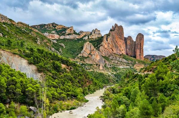 Mallos de Riglos, Huesca, İspanya — Stok fotoğraf