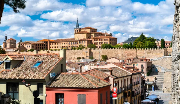 Segovia városképe Spanyolországban — Stock Fotó