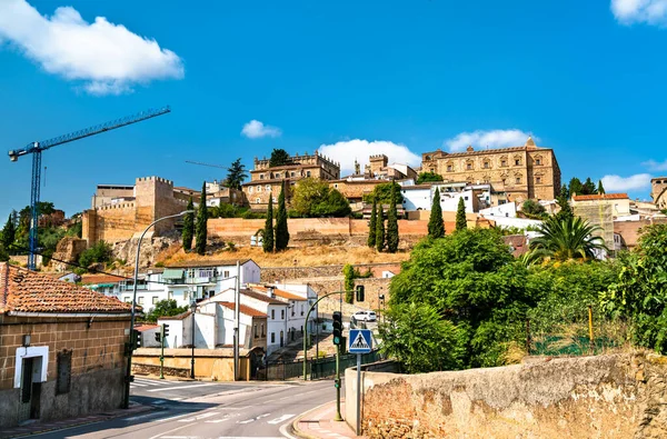 Caceres Skyline Spanyolországban — Stock Fotó