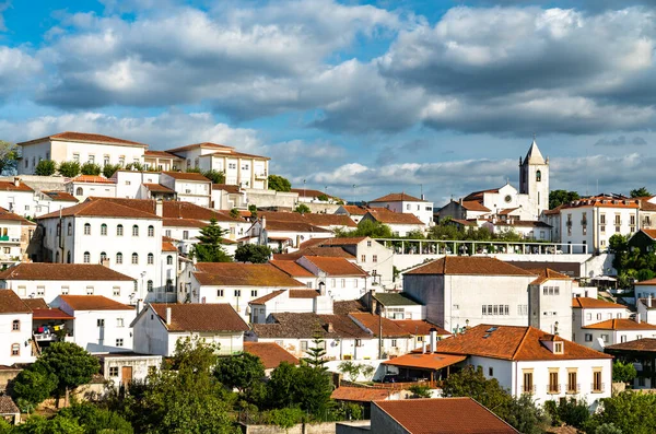 Widok na miasto Penela w Portugalii — Zdjęcie stockowe