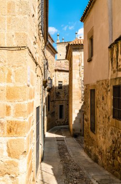 İspanya 'daki Caceres Mimarisi