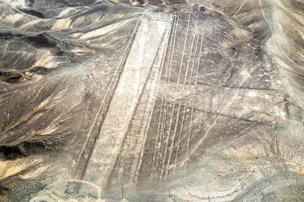 Widok z lotu ptaka na Geoglify w Peru — Zdjęcie stockowe