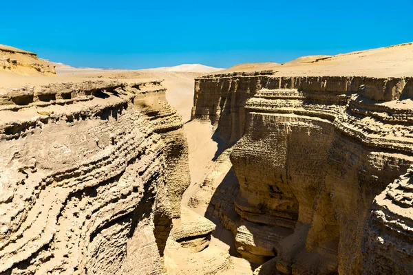 Canyon de los Perdidos in Ica, Peru — Stock fotografie