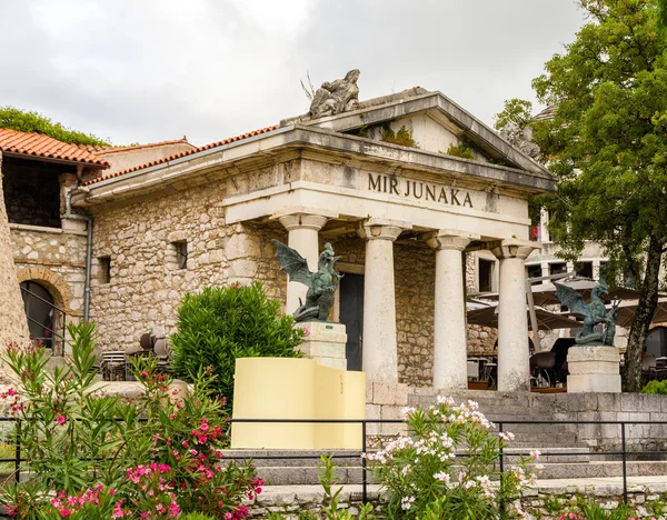 Mir junaka, a former mausoleum in Trsat castle - Rijeka, Croatia — Stock Photo, Image