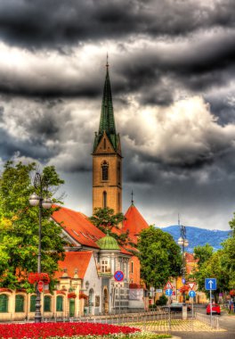 Zagreb, Hırvatistan Franciscan monastery görünümünü