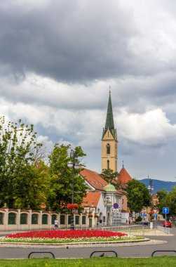Zagreb, Hırvatistan Franciscan monastery görünümünü
