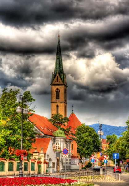 Vista del monasterio franciscano en Zagreb, Croacia —  Fotos de Stock