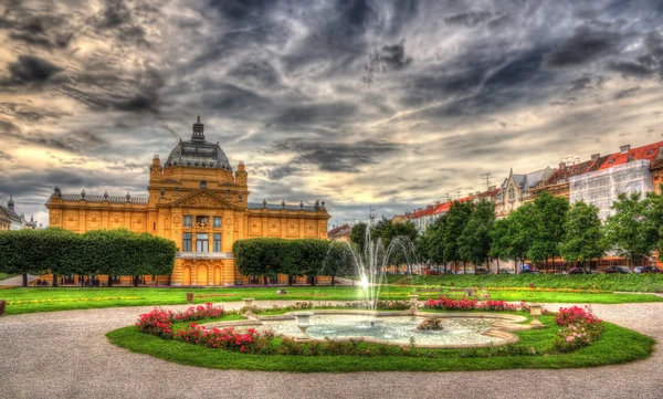 König Tomislav Platz in Zagreb, Kroatien — Stockfoto