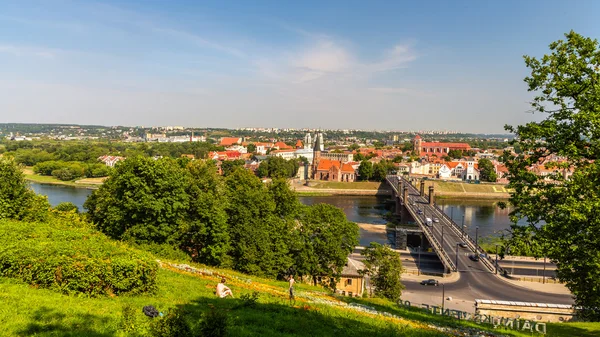 Sommar bild av Kaunas - Litauen — Stockfoto