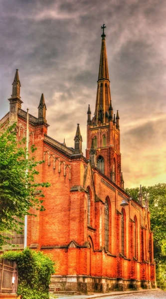 Англиканская церковь Святого Спасителя в Риге, Латвия — стоковое фото