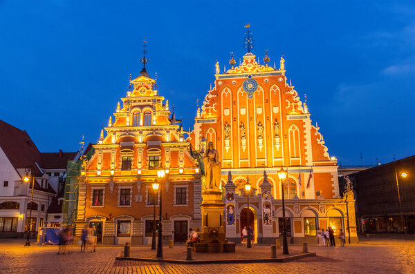 House of the Blackheads in Riga, Latvia