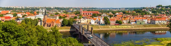 Vista de verão de Kaunas - Lituânia — Fotografia de Stock