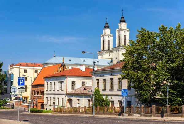 Vista da Igreja de São Francisco Xavier em Kaunas, Lituânia — Fotografia de Stock