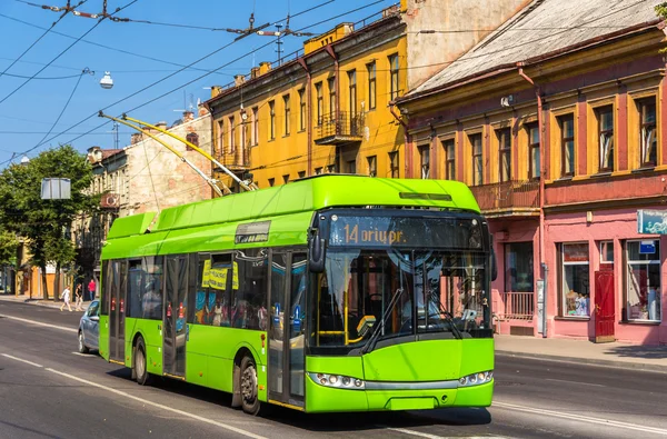 Trolebús en Kaunas - Lituania — Foto de Stock