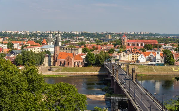 Vista de verão de Kaunas - Lituânia — Fotografia de Stock