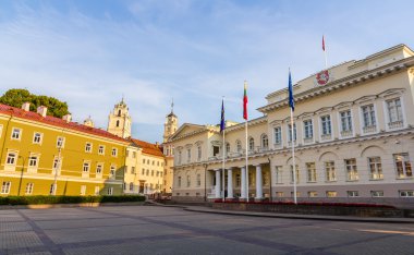 Temsilcisi yarda ve Vilnius, Lithuani Cumhurbaşkanlığı Sarayı
