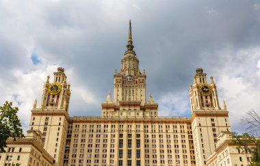 Moskova Devlet Üniversitesi cephe. Rusya