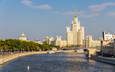 Moskova, Rusya 'daki Kotelnicheskaya Embankment Binası