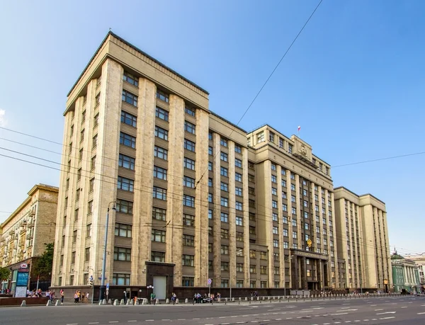 State Duma of the Russian Federation in Moscow — Stock Photo, Image