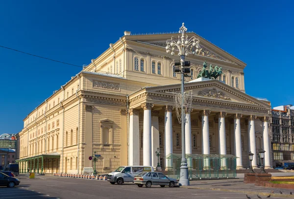 Bolsjoj Teatret i Moskva, Rusland - Stock-foto