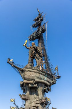 Moskova, Rusya 'da Büyük Peter Anıtı