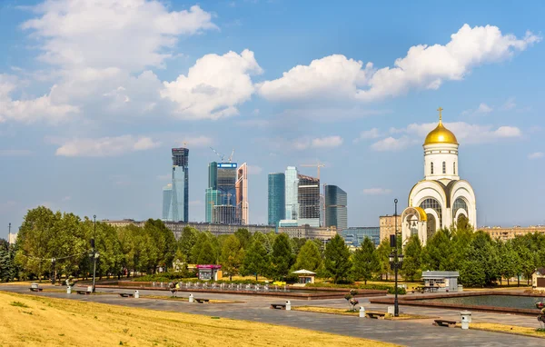 Weergave van Victory Park in Moskou, Rusland — Stockfoto