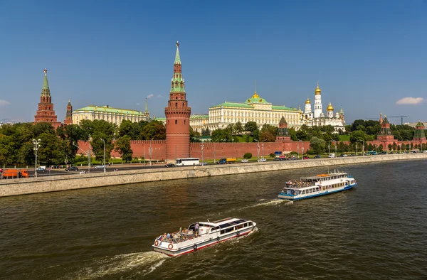 Widok na Kreml Moskwa - Rosja — Zdjęcie stockowe