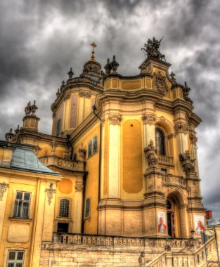 St. George's Cathedral in Lviv, Ukraine clipart