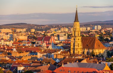 Saint Michael'ın Kilisesi Kaloşvar, Romanya'da görünümünü