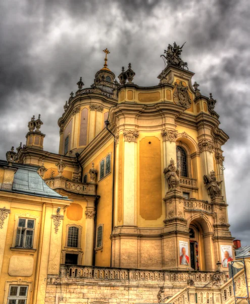 Katedra św. Jerzego we Lwowie, Ukraina — Zdjęcie stockowe