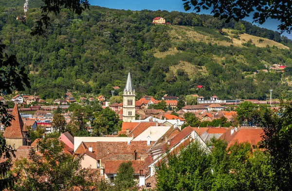 Blick auf die Stadt Sighisoara in Rumänien — Stockfoto