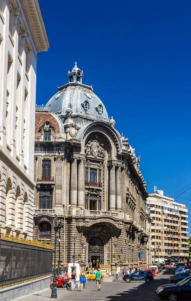 Palatul fotoaparát de Comert si Industrie v Bukurešti — Stock fotografie