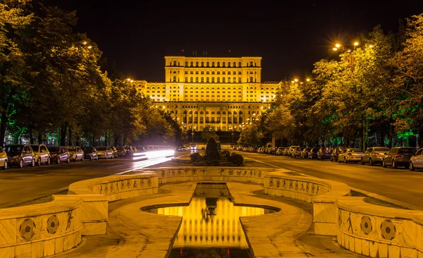 Palace of the Parliament in Bucharest, Romania — Stock Photo, Image