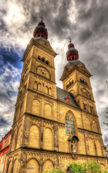 Liebfrauenkirche, kostel v Koblenz, Německo — Stock fotografie