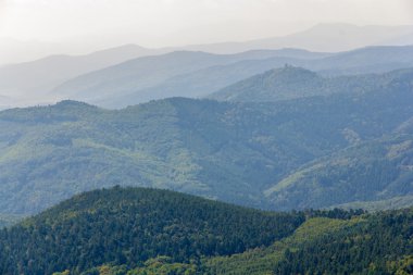 vosges Dağları alsace - Fransa'nın görünümü