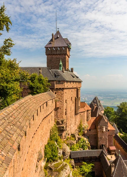 Chateau du haut-koenigsbourg - Alsasko, Francie — Stock fotografie