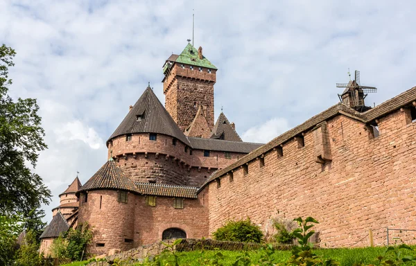 Chateau du haut-koenigsbourg - Alsasko, Francie — Stock fotografie