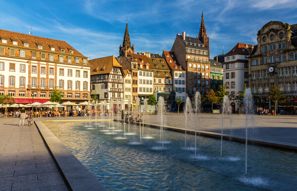 Place Kleber in Strasbourg - Эльзас, Франция
