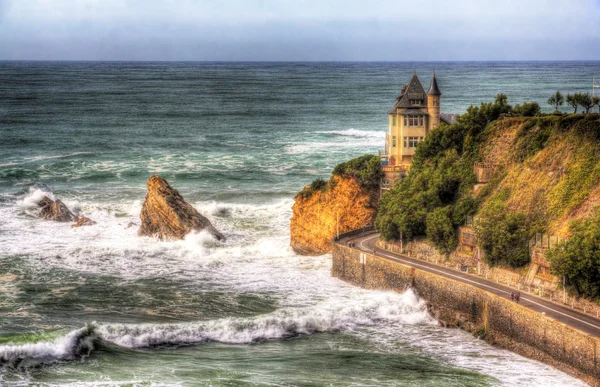 Vista sobre Villa Belza en Biarritz - Francia, Aquitania —  Fotos de Stock