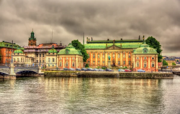 Дворянский дом - Риддархусет в Стокгольме, Швеция — стоковое фото
